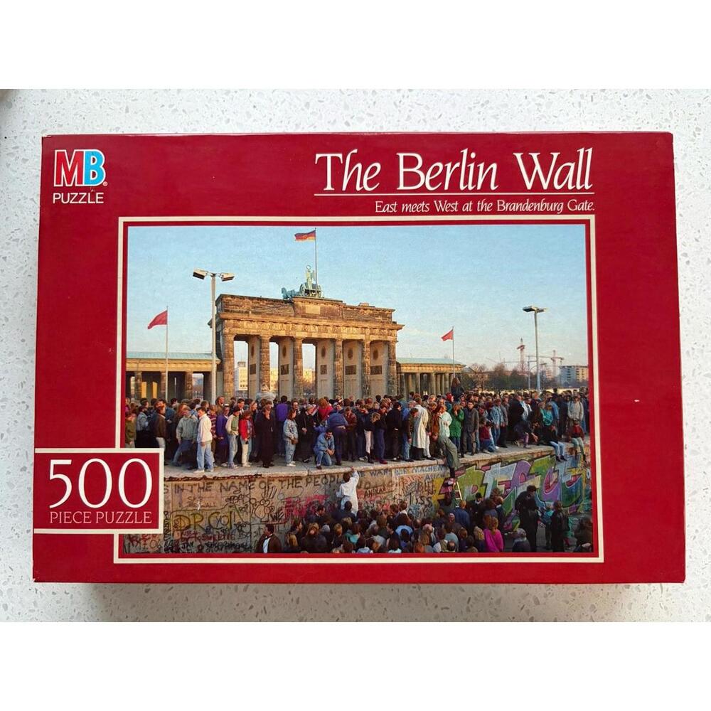Vtg Milton Bradley The Berlin Wall Puzzle New Unopened 500 pieces